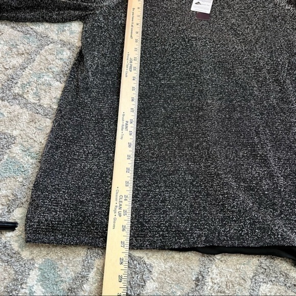 Long Tall Sally Metallic and Georgette Sweater size XS - Picture 9 of 10